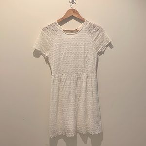 Free People White Dress Size 6